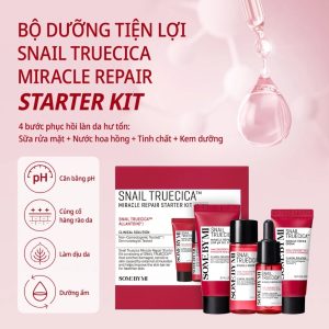 Bộ Kit Snail Truecica Miracle Repair Starter Kit Edition