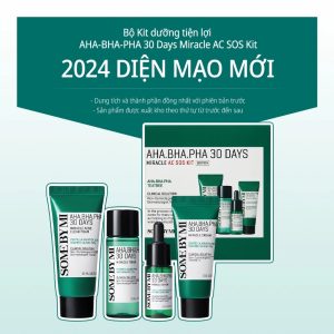 set 4 trị mụn Some By Mi Miracle Ac Sos Kit