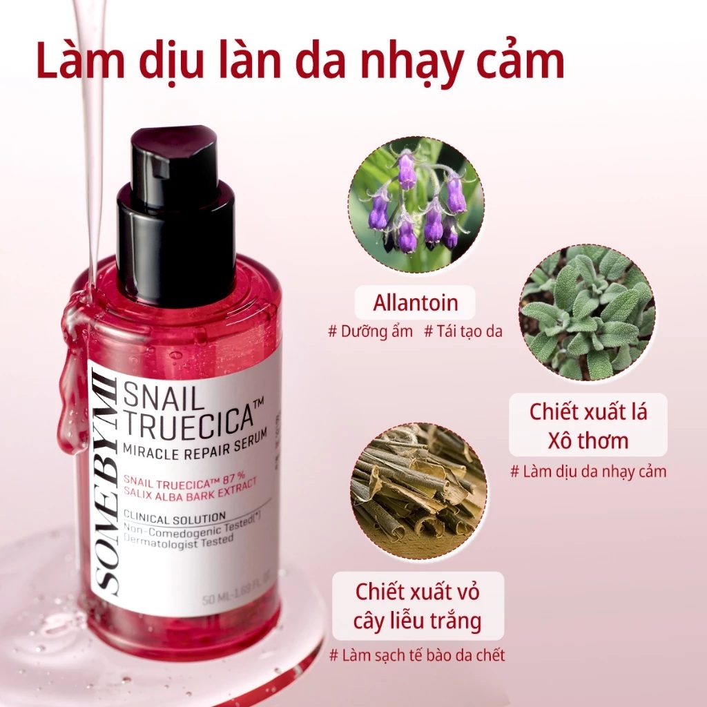 Tinh chất ốc sên Some By Mi Snail Truecica Miracle Repair Serum Tinh chất ốc sên Some By Mi Snail Truecica Miracle Repair Serum